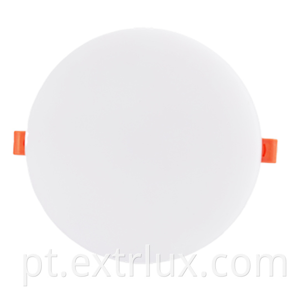 Recessed Round Iron Panel Light Front